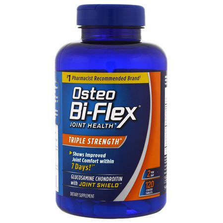 Osteo Bi-Flex Glucosamine Chondroitin Formulas - 氨基葡萄糖軟骨素, 關節, 骨