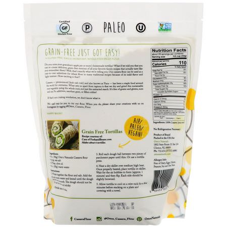 混合物, 麵粉: Otto's Naturals, Cassava Flour, 32 oz (907 g)