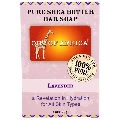 Out of Africa, Pure Shea Butter Bar Soap, Lavender, 4 oz (120 g) Review