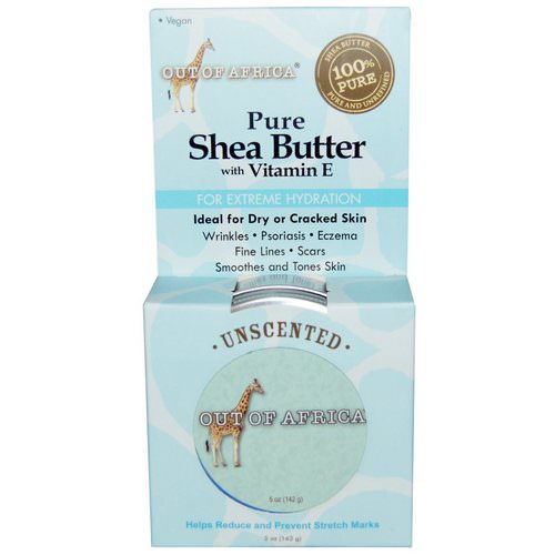 Out of Africa, Pure Shea Butter, with Vitamin E, Unscented, 5 oz (142 g) Review