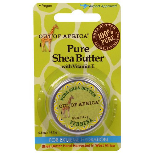 Out of Africa, Pure Shea Butter with Vitamin E, Verbena, 0.5 oz (14.2 g) Review