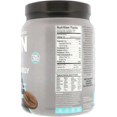 植物性, 植物性蛋白: OWYN, Ultimate Wellness + Energy, 100% Plant-Based Powder, Cold Brew Coffee, 1.2 lb (546 g)