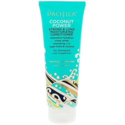 Pacifica, Coconut Power, Strong & Long Moisturizing Conditioner, 8 fl oz (236 ml) Review