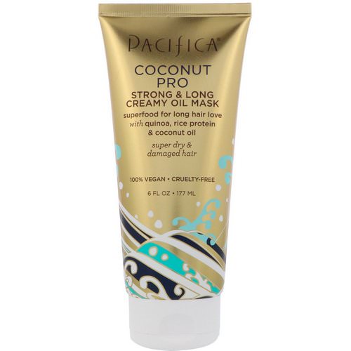 Pacifica, Coconut Pro, Strong & Long Creamy Oil Mask, 6 fl oz (177 ml) Review