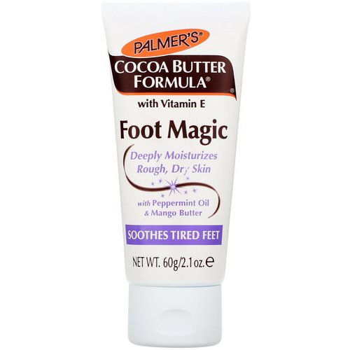 Palmer's, Cocoa Butter Formula, Foot Magic, with Peppermint Oil & Mango Butter, 2.1 oz (60 g) Review