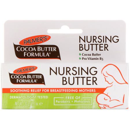 香脂, 乳頭霜: Palmer's, Cocoa Butter Formula, Nursing Butter, 1.1 oz (30 g)