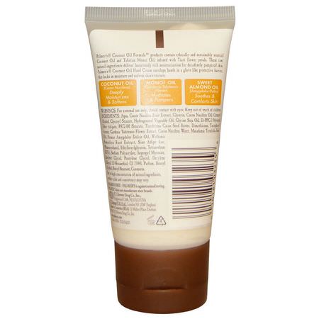 護手霜, 手部護理: Palmer's, Coconut Oil, Hand Cream, 2.1 oz (60 g)