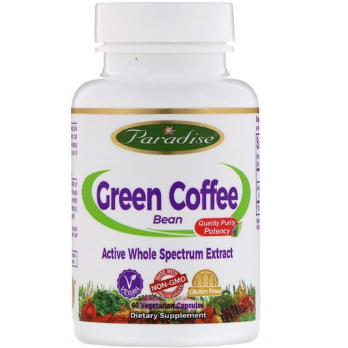 Paradise Herbs, Green Coffee Bean, 60 Vegetarian Capsules Review