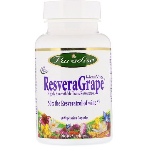 Paradise Herbs, ResveraGrape, 60 Vegetarian Capsules Review