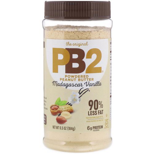 PB2 Foods, The Original PB2, Powdered Peanut Butter, Madagascar Vanilla, 6.5 oz (184 g) Review