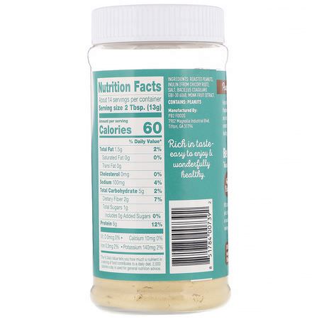 花生醬, 蜜餞: PB2 Foods, The Original PB2, Pre + Probiotic Peanut Powder, 6.5 oz (184 g)