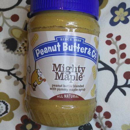 Peanut Butter & Co, Mighty Maple, Peanut Butter Blended with Yummy Maple Syrup, 16 oz (454 g)