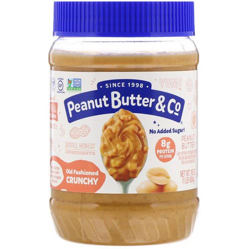Peanut Butter & Co, Old Fashioned Crunchy, 100% Natural Crunchy Peanut Butter, 16 oz (454 g) Review