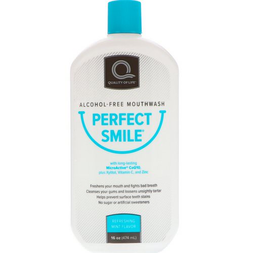 Perfect Smile, Alcohol-Free Mouthwash, Refreshing Mint Flavor, 16 oz (474 ml) Review