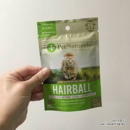 Pet Naturals of Vermont, Hairball, For Cats, 30 Chews, 1.59 oz (45 g)
