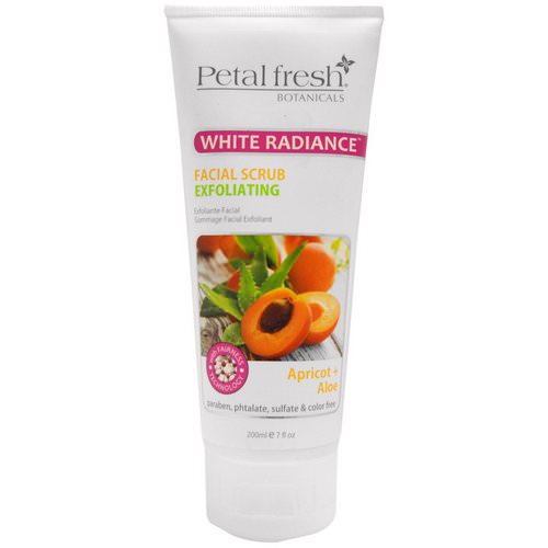 Petal Fresh, Botanicals, White Radiance Facial Scrub Exfoliating, Apricot & Aloe, 7 fl oz (200 ml) Review