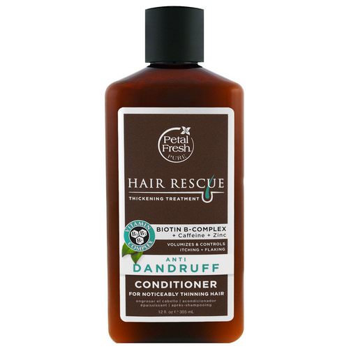 Petal Fresh, Pure, Hair Rescue Thickening Treatment Conditioner, Anti Dandruff, 12 fl oz (355 ml) Review
