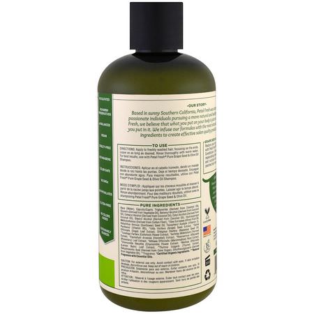 護髮素, 護髮: Petal Fresh, Pure, Moisturizing Conditioner, Grape Seed & Olive Oil, 16 fl oz (475 ml)