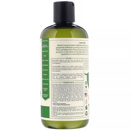 頭皮護理, 頭髮: Petal Fresh, Pure, Scalp Treatment Shampoo, Tea Tree, 16 fl oz (475 ml)