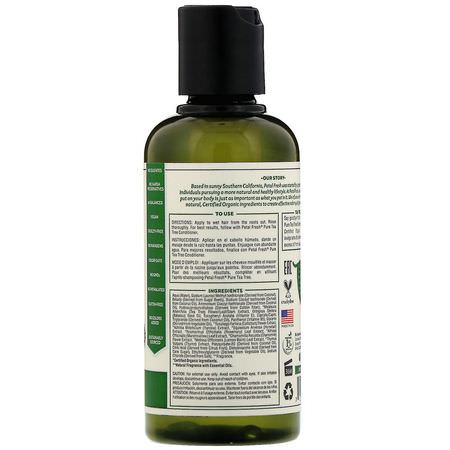 頭皮護理, 頭髮: Petal Fresh, Pure, Scalp Treatment Shampoo, Tea Tree, 3 fl oz (90 ml)
