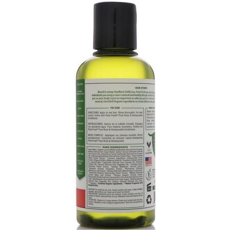 洗髮, 護髮: Petal Fresh, Pure, Softening Shampoo, Rose & Honeysuckle, 3 fl oz (90 ml)