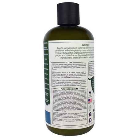 護髮素, 護髮: Petal Fresh, Pure, Strengthening Conditioner, Seaweed & Argan Oil, 16 fl oz (475 ml)
