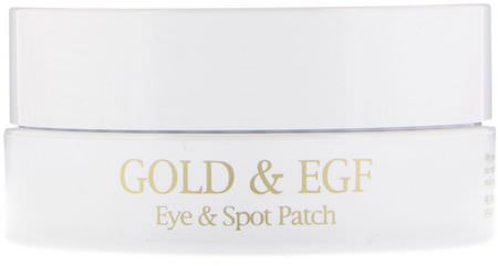 K美容口罩, 果皮: Petitfee, Gold & EGF, Eye & Spot Patch, 60 Eyes/30 Spot Patches