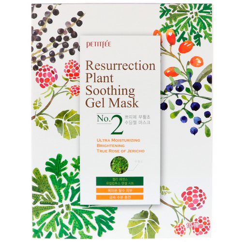 Petitfee, Resurrection Plant Soothing Gel Mask, 10 Masks, 30 g Each Review