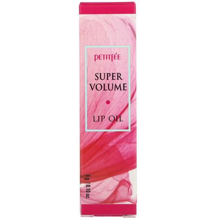 K美唇部護理, K-Beauty: Petitfee, Super Volume Lip Oil, 0.10 oz (3 g)