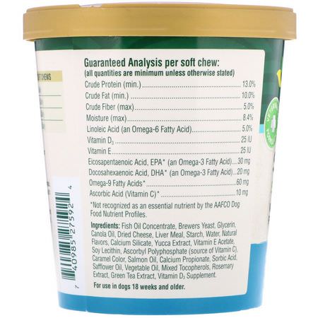 礦物質, 寵物維生素: petnc NATURAL CARE, Skin & Coat, Liver Flavor, All Dog, 60 Soft Chews