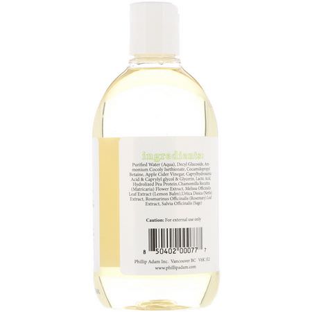 洗髮, 護髮: Phillip Adam, Shampoo, Fragrance Free, 12 fl oz (355 ml)