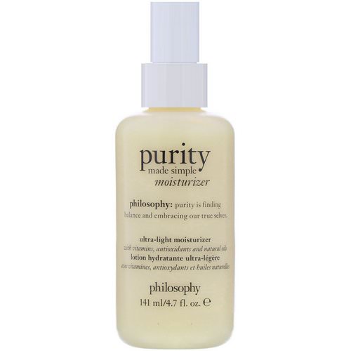 Philosophy, Purity Made Simple, Ultra-Light Moisturizer, 4.7 fl oz (141 ml) Review