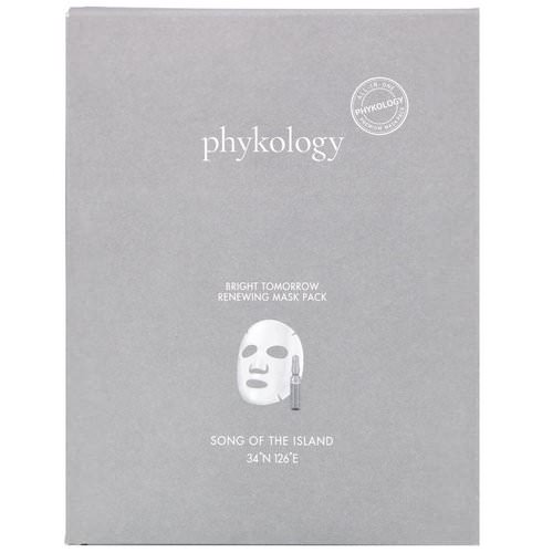 Phykology, Bright Tomorrow Renewing Mask Pack, 5 Sheets, 23 g Review