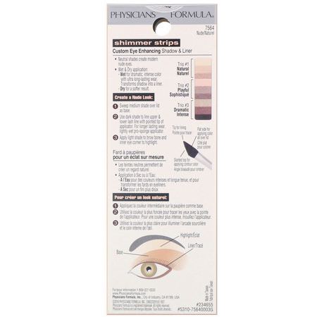 Physicians Formula Eyeshadow Eyeliner - 眼線液, 眼影, 眼睛, 化妝
