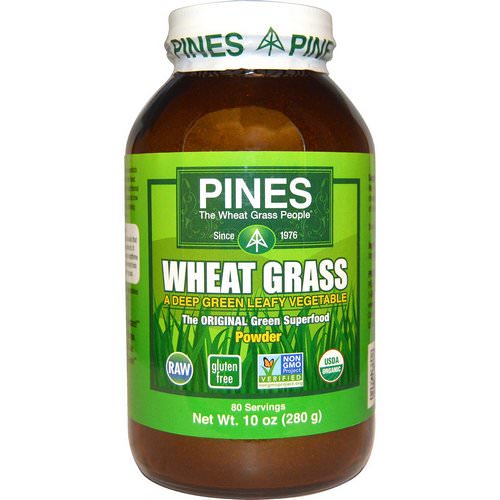 Pines International, Wheat Grass Powder, 10 oz (280 g) Review