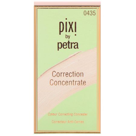 遮瑕膏, 臉部: Pixi Beauty, Correction Concentrate, Brightening Peach, 0.1 oz (3 g)