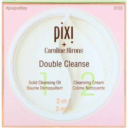 清潔劑, 洗面奶: Pixi Beauty, Double Cleanse, 2-in-1, 1.69 fl oz (50 ml) Each
