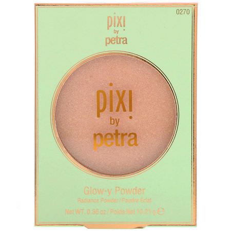 腮紅, 臉頰: Pixi Beauty, Glow-y Powder, Peach-y Glow, 0.36 oz (10.21 g)