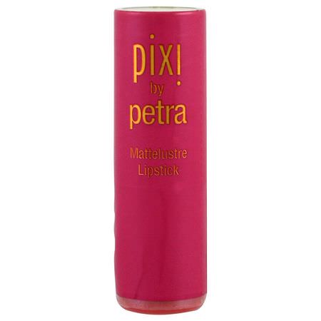 唇膏, 嘴唇: Pixi Beauty, Mattelustre Lipstick, Plump Pink, 0.13 oz (3.6 g)