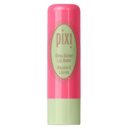 有色, 潤唇膏: Pixi Beauty, Shea Butter Lip Balm, Pixi Pink, 0.141 oz (4 g)