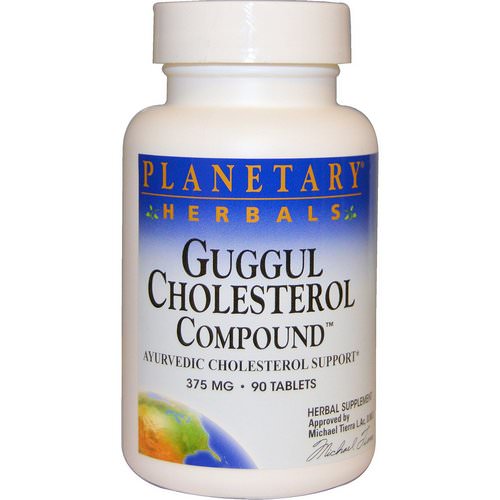 Planetary Herbals, Guggul Cholesterol Compound, 375 mg, 90 Tablets Review