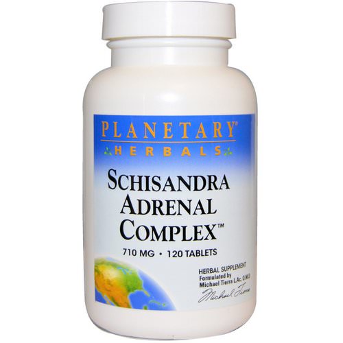 Planetary Herbals, Schisandra Adrenal Complex, 710 mg, 120 Tablets Review