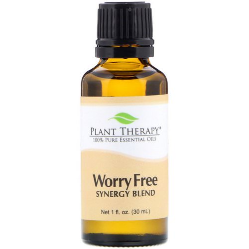 Plant Therapy, 100% Pure Essential Oils, Worry Free, 1 fl oz (30 ml) Review