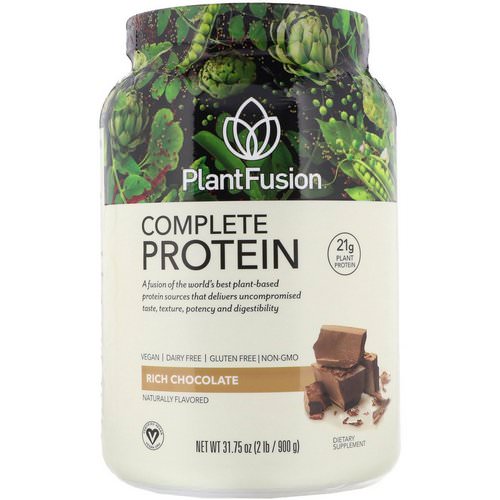 PlantFusion, Complete Protein, Rich Chocolate, 2 lb (900 g) Review