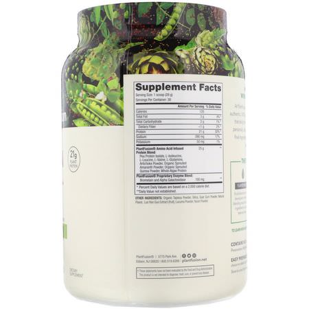 植物性, 植物性蛋白: PlantFusion, Complete Protein, Natural, 1.85 lb (840 g)