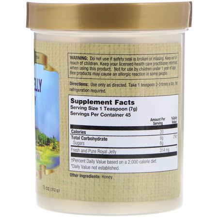 蜂王漿, 蜂產品: Premier One, Royal Jelly in Honey, 14,000 mg, 11 oz (312 g)