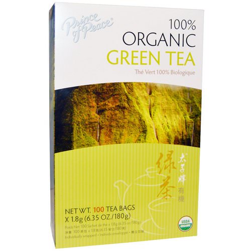 Prince of Peace, 100% Organic Green Tea, 100 Tea Bags, 1.8 g Each Review