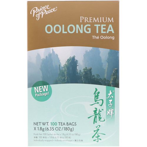Prince of Peace, Premium Oolong Tea, 100 Individually Wrapped Tea Bags, (1.8 g) Each Review