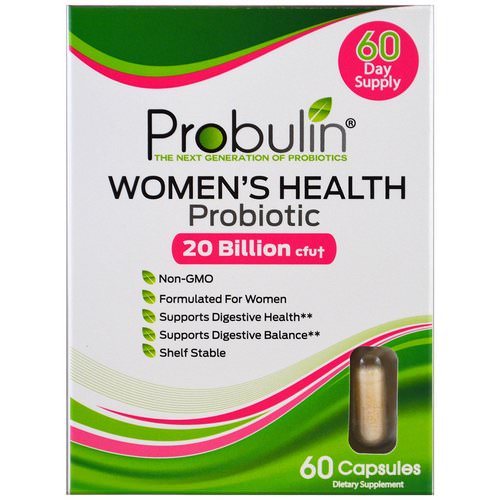 Probulin, Women's Health, Probiotic, 60 Capsules Review