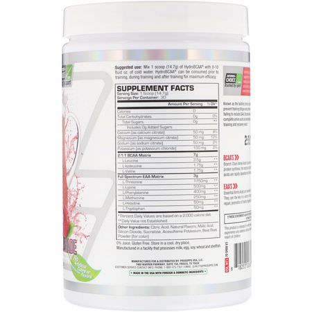BCAA, 氨基酸: ProSupps, Hydro BCAA, Pink Lemonade, 15.6 oz (441 g)
